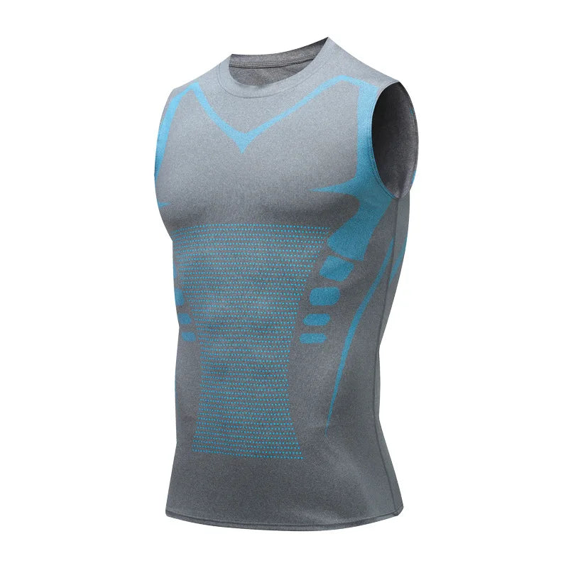 Men's Quick Dry Compression Tank Top for Gym and Workout