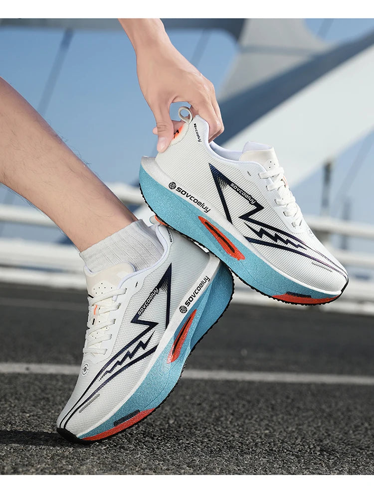 Men Running Shoes Lightweight Breathable Nonslip Sneakers