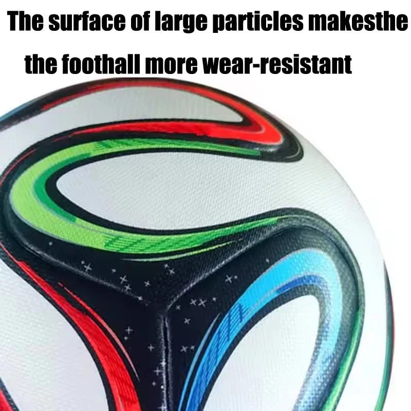 LISM Soccer Ball PU Leather Seamless Wear Resistant