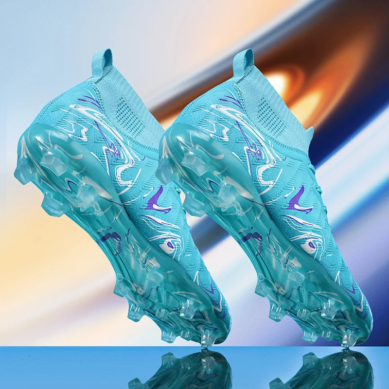 Professional Men's Football Shoes Breathable Lightweight Outdoor Cleats