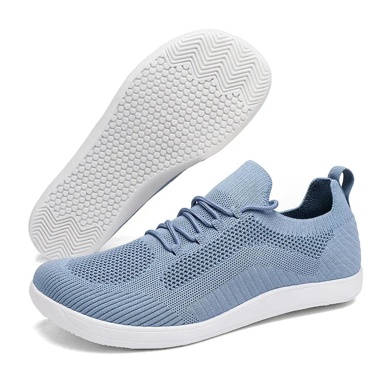DQTBE Wide Barefoot Shoes for Men and Women Breathable Mesh