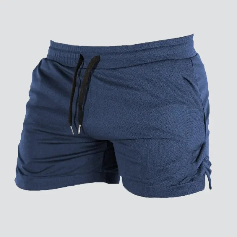 Men's Summer Fitness Shorts Polyester Jogging Athletic Shorts