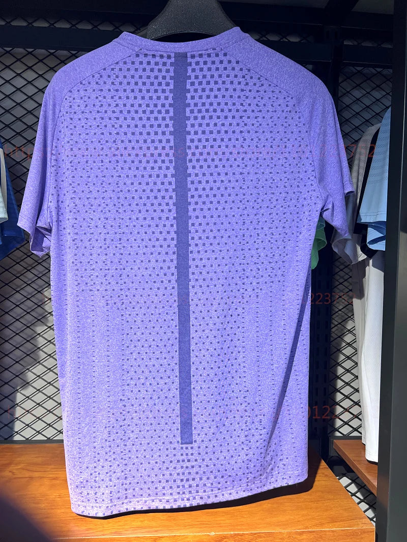 Women Breathable Quick Dry Gym Shirt Short Sleeve Polyester