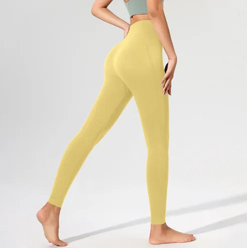 DIQUEQICN Women's High Waist Yoga Leggings Tummy Control