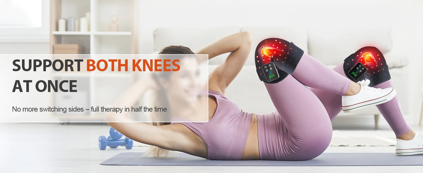 Astarexin Red Light Therapy Knee Wrap With 72 LEDs Rechargeable