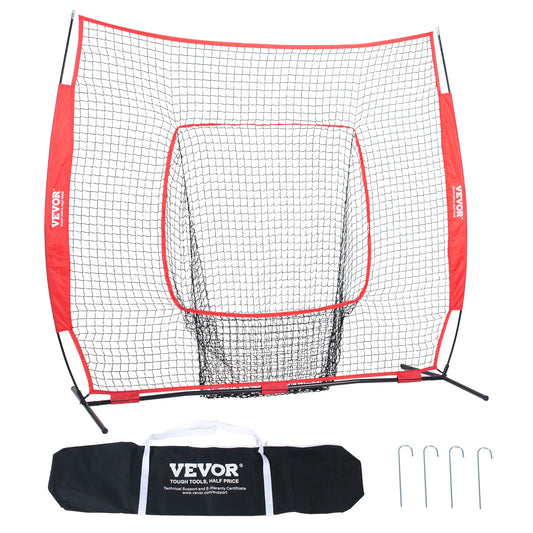 VEVOR Baseball Softball Practice Net Portable Training Net for Hitting