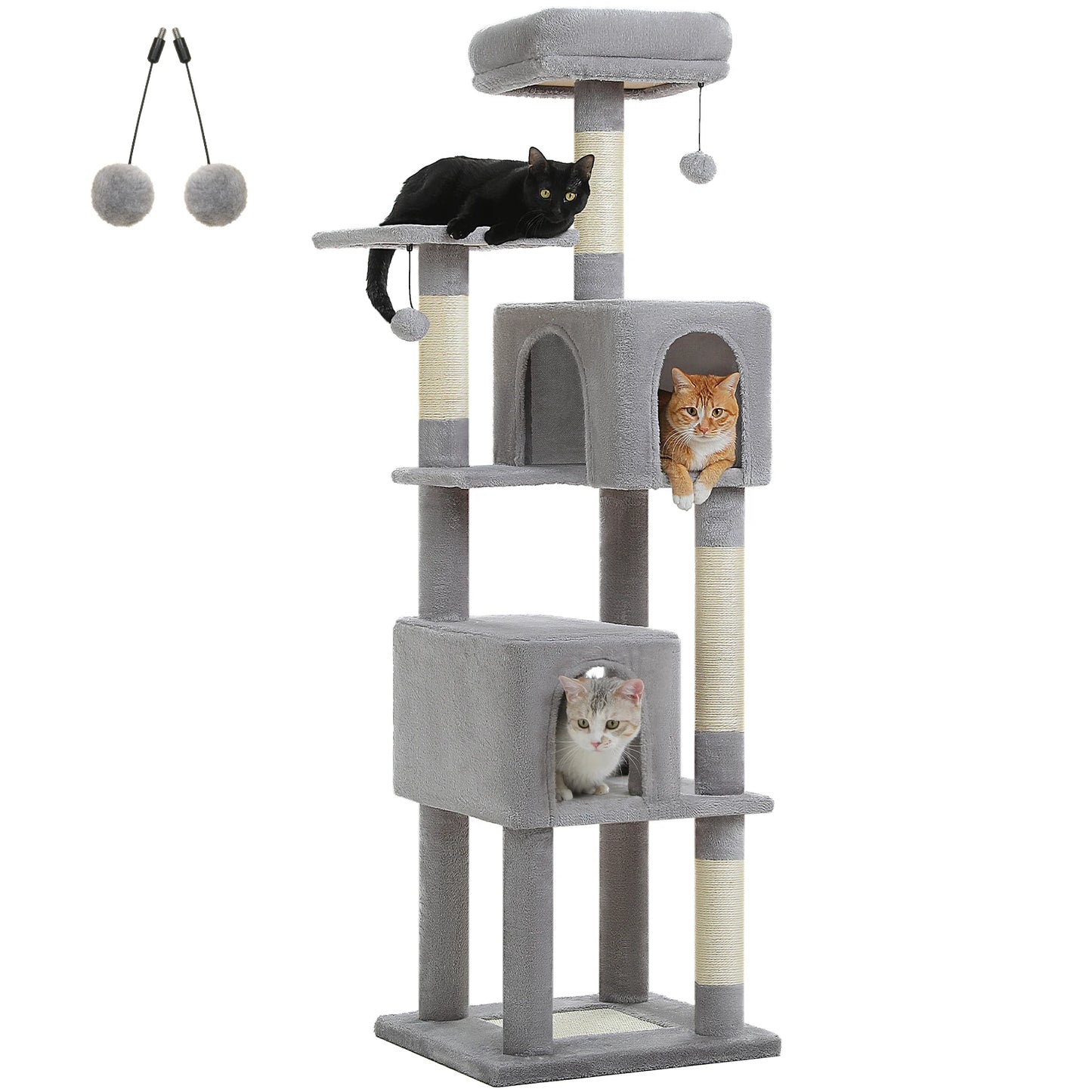 PAWZ Road Multi Level Cat Tree For Indoor Cats Condos