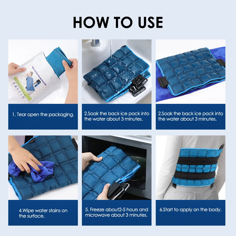 Hailicare Large Ice Pack Reusable Hot Cold Gel Muscle Relief