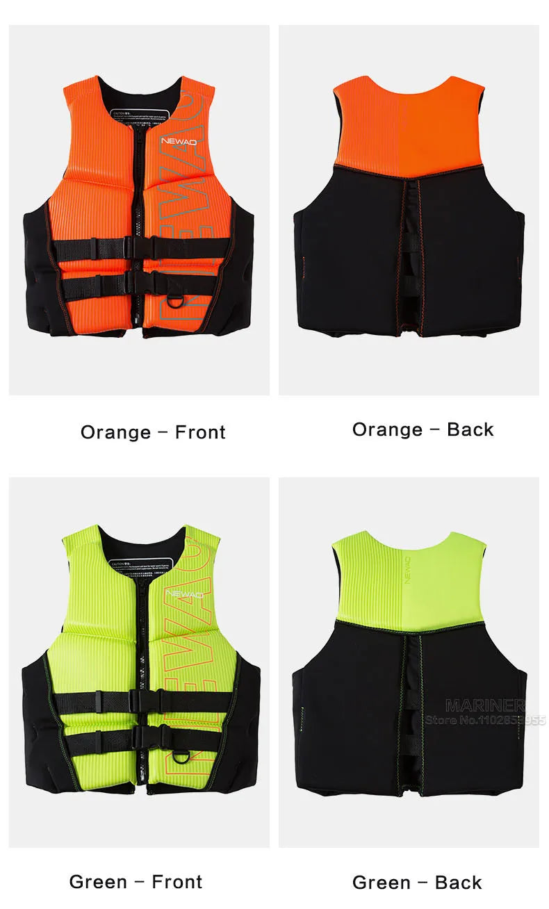 Life Jacket For Adults Kayak Jet Ski Wakeboard Sports Vest
