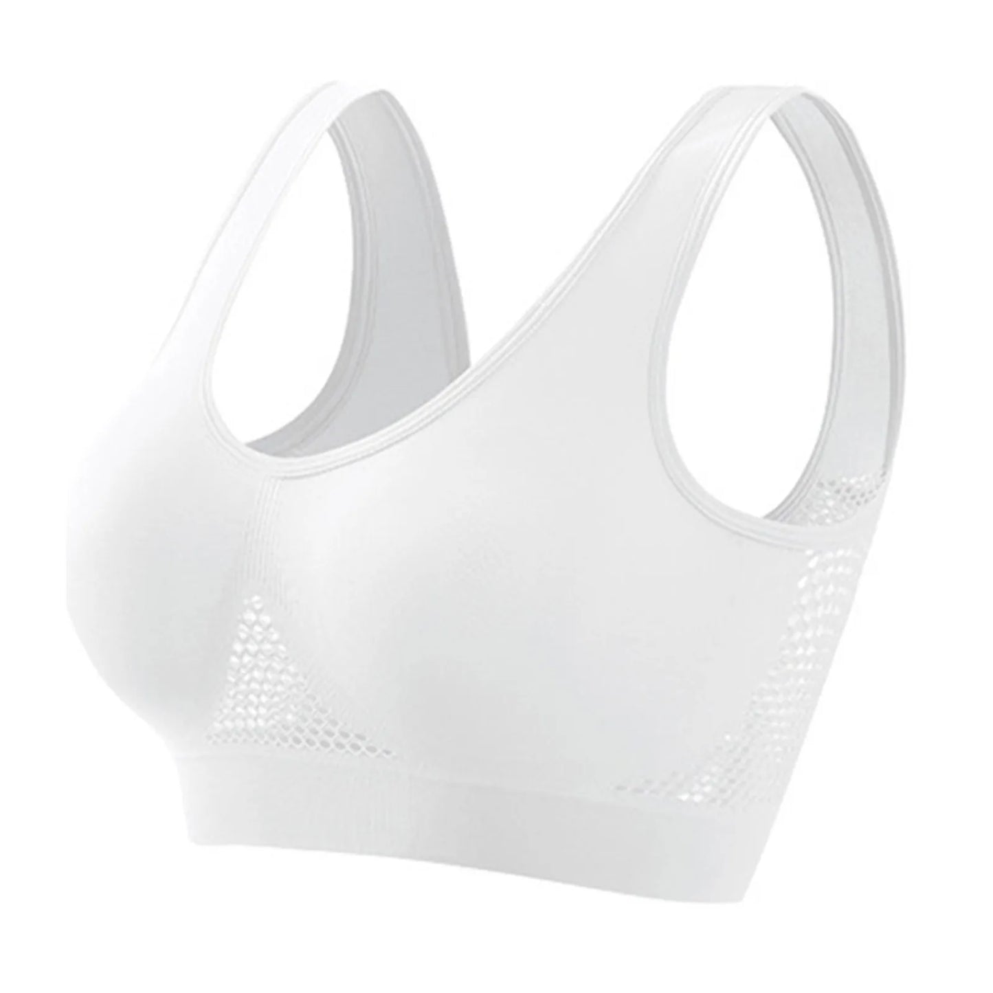 Breathable Womens Running Sports Bra With Shockproof Support Yoga Vest