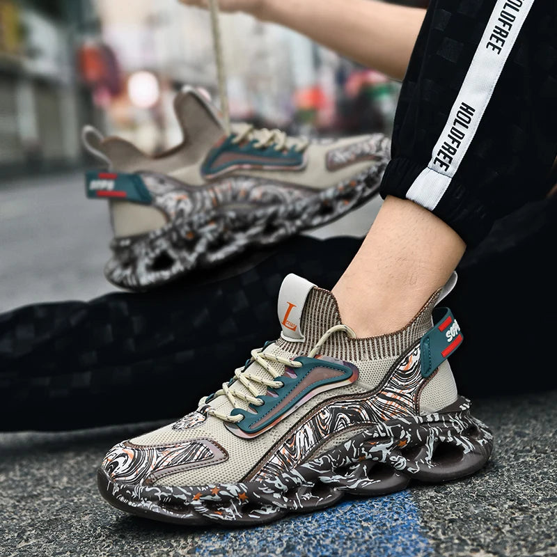 Breathable Men's Casual Shoes Sneakers Trainer Slip On
