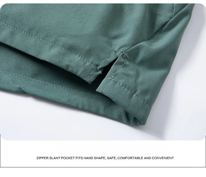 Men's Quick Dry Summer Shorts With Five Pocket Design Breathable