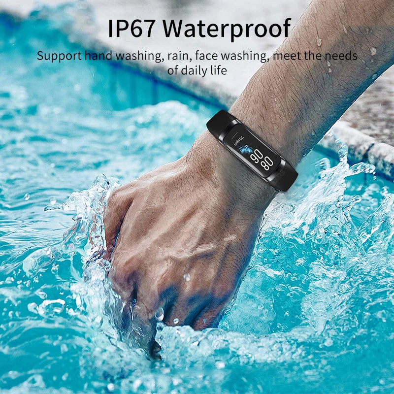 LIGE Amoled Smart Watch Men Women Heart Rate Waterproof Tracker