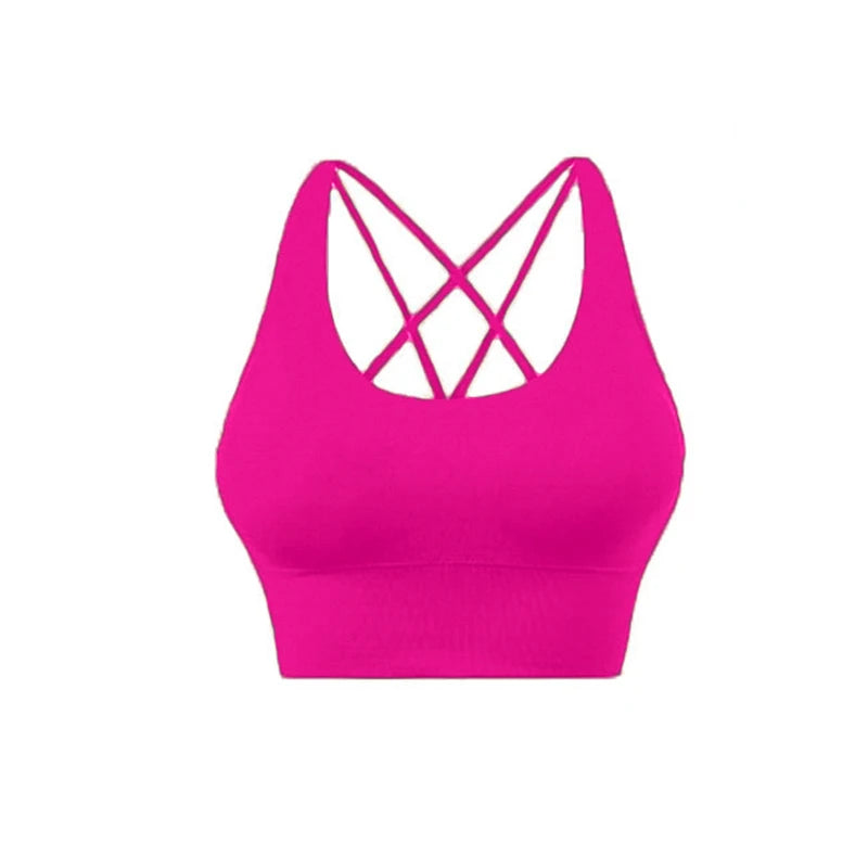 COZOK Cross Back Yoga Bra Tank Top Breathable For Women