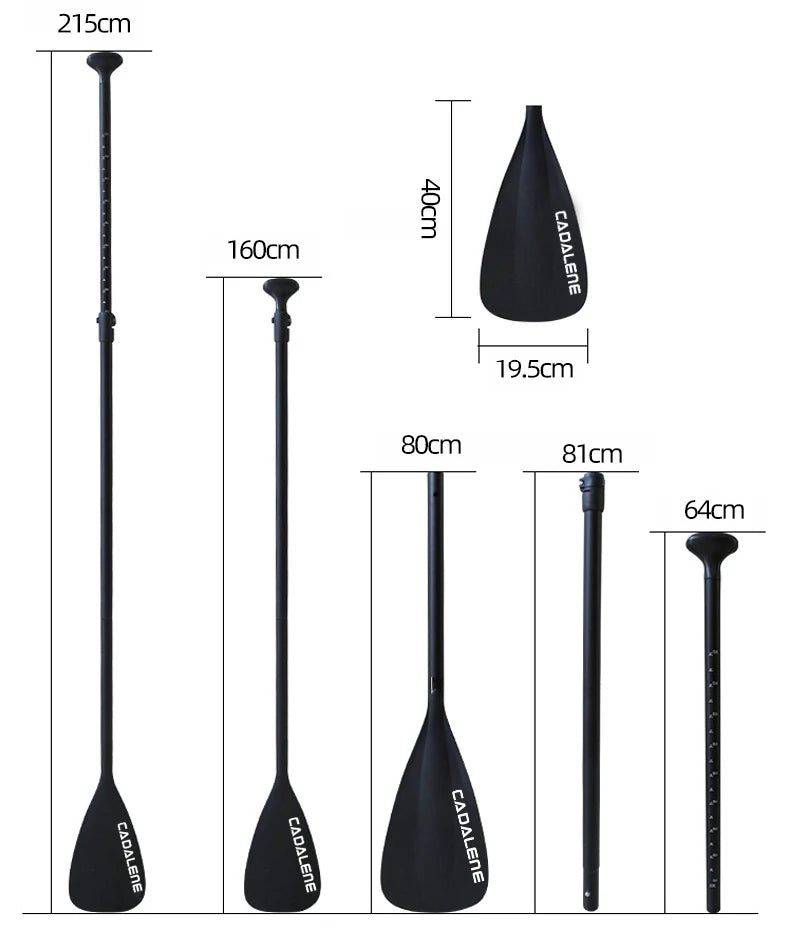 CADALENE Inflatable Stand Up Paddle Board With SUP Accessories