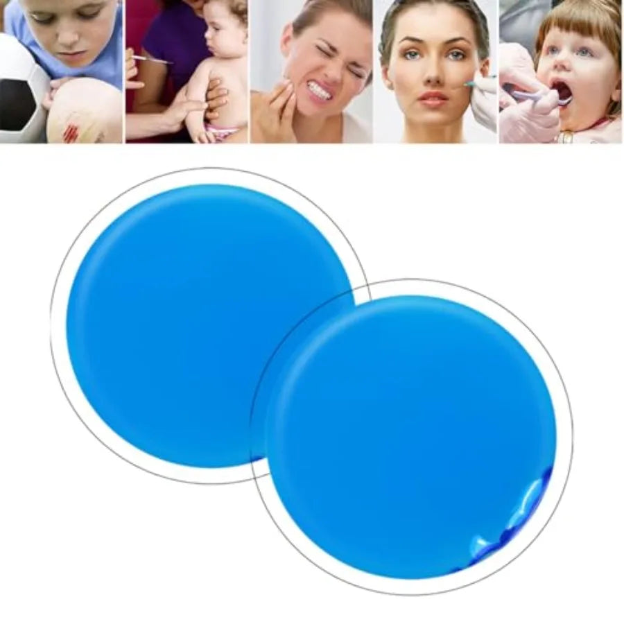 Round Gel Ice Packs Reusable Hot Cold Relief For Pain
