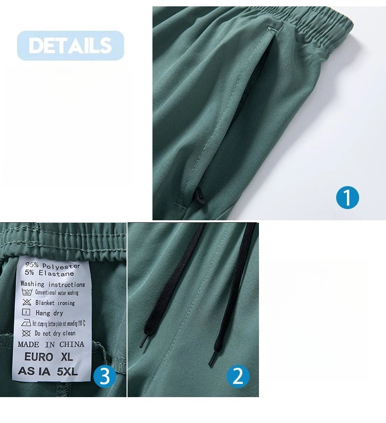 Men's Quick Dry Summer Shorts With Five Pocket Design Breathable