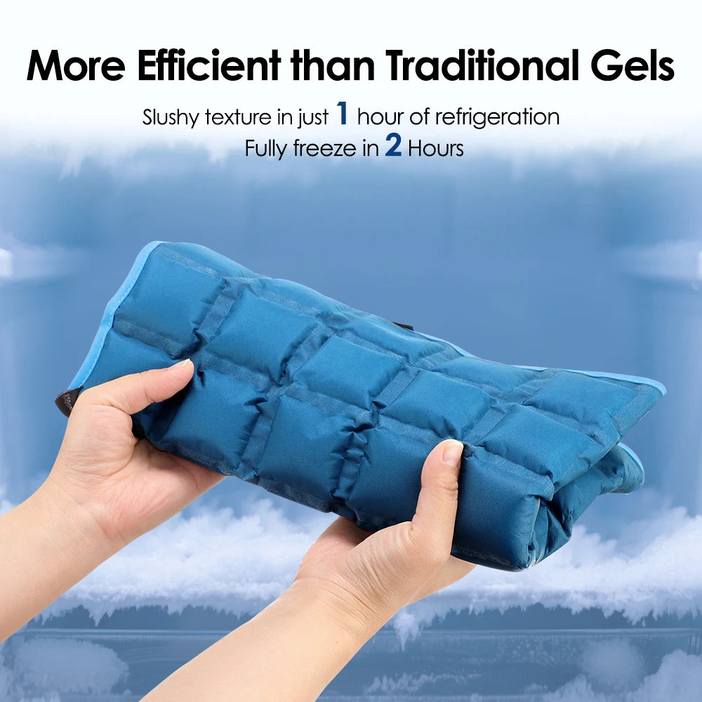 Hailicare Large Ice Pack Reusable Hot Cold Gel Muscle Relief