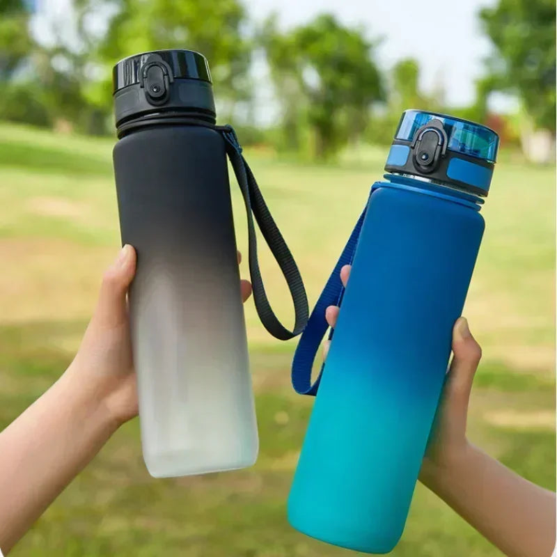 Plastic Sports Water Bottle Leak Proof For Outdoor Travel Gym
