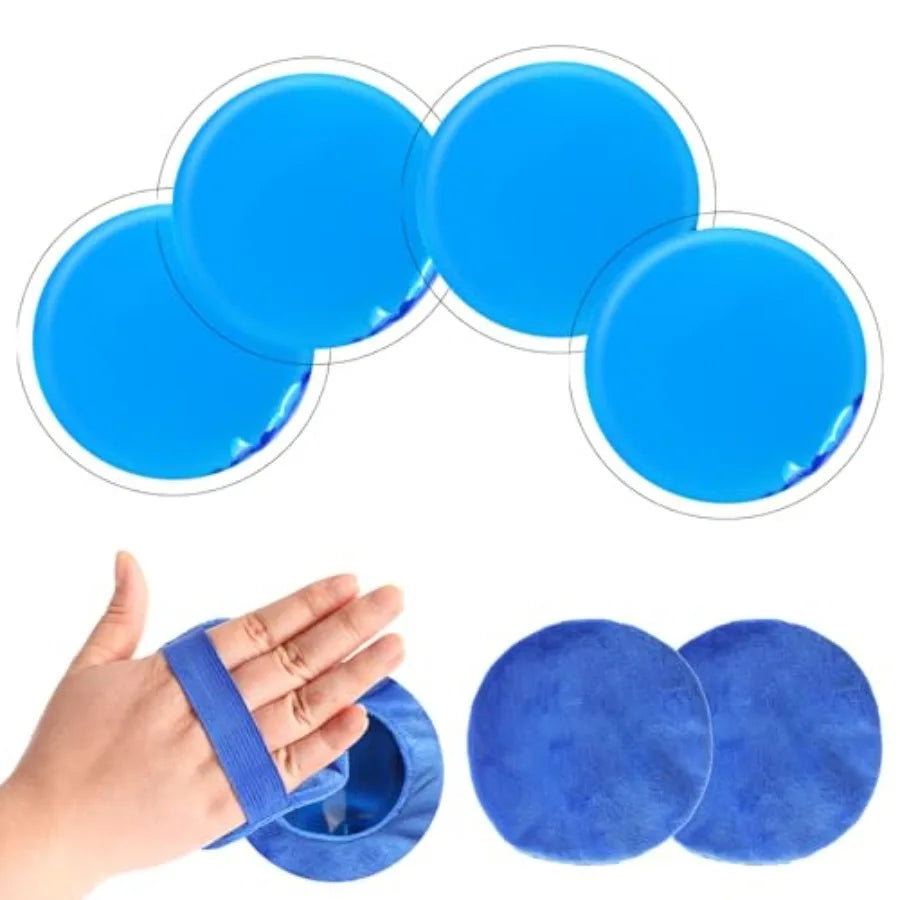Round Gel Ice Packs Reusable Hot Cold Relief For Pain