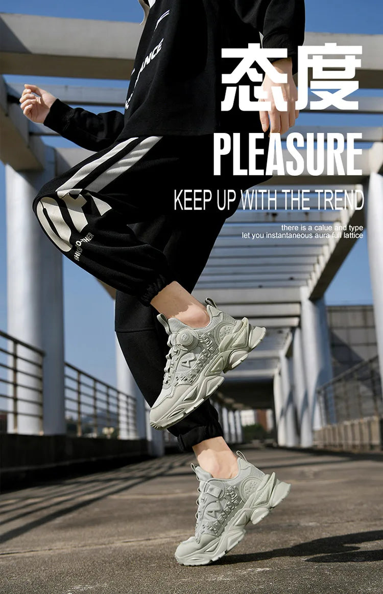 Men's Breathable Casual Sneakers Luxury Trainers Running Shoes