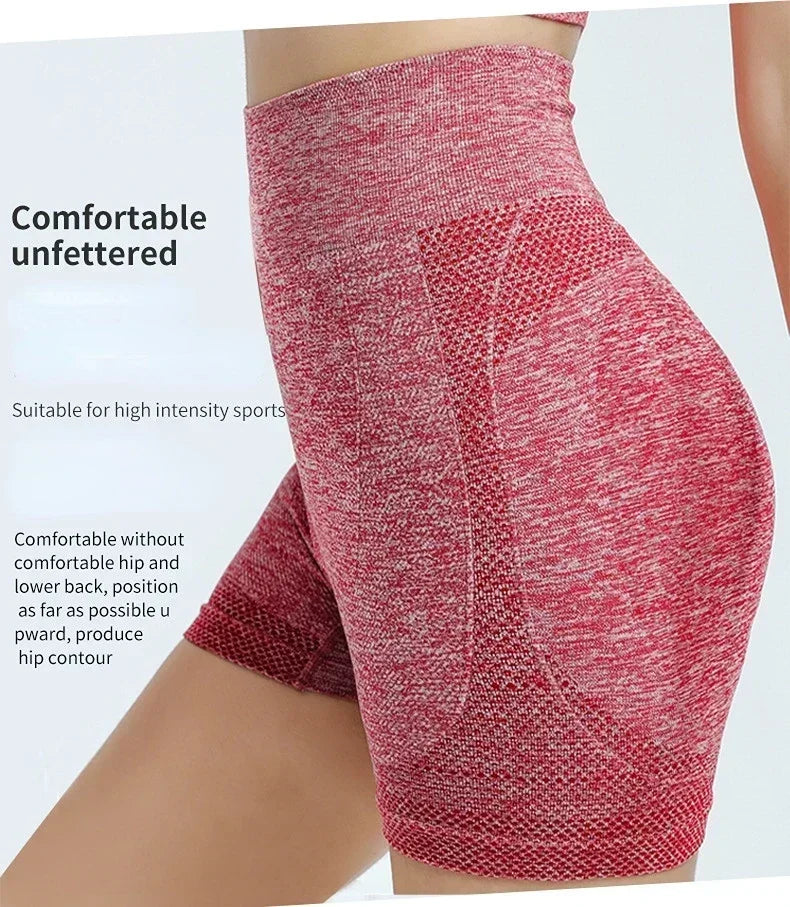 Yoga Set Women Seamless Sports Bra and Leggings