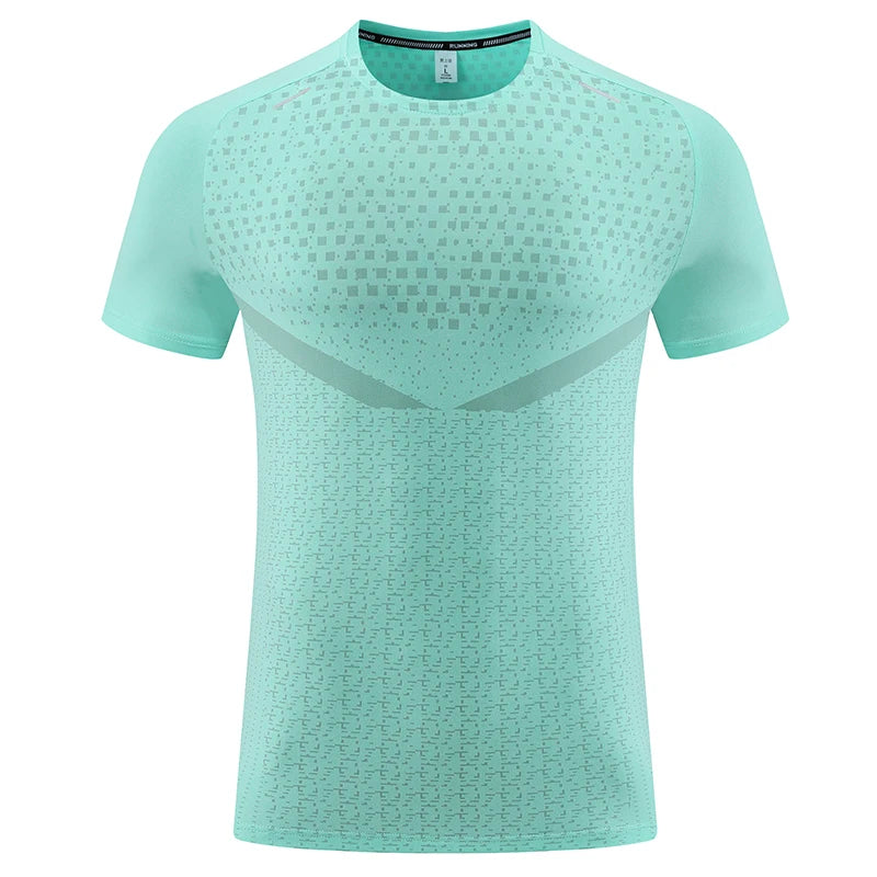 Women Breathable Quick Dry Gym Shirt Short Sleeve Polyester