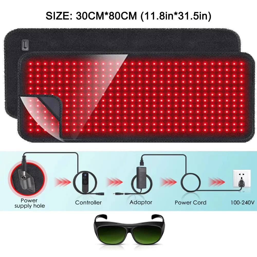 Astarexin Red Light Therapy Heating Pad For Body With Infrared Light