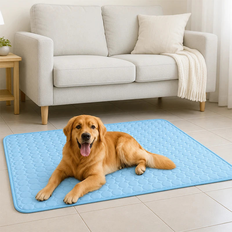 Pet Ice Cooling Orthopedic Mat Pad Bed For Cats Dogs