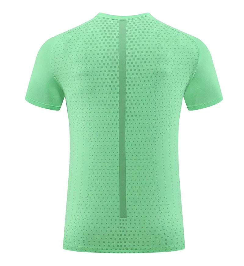 Women Breathable Quick Dry Gym Shirt Short Sleeve Polyester