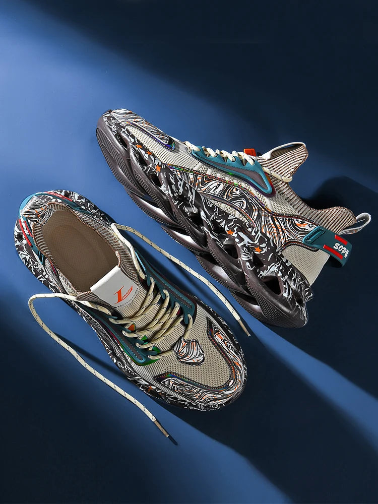 Breathable Men's Casual Shoes Sneakers Trainer Slip On