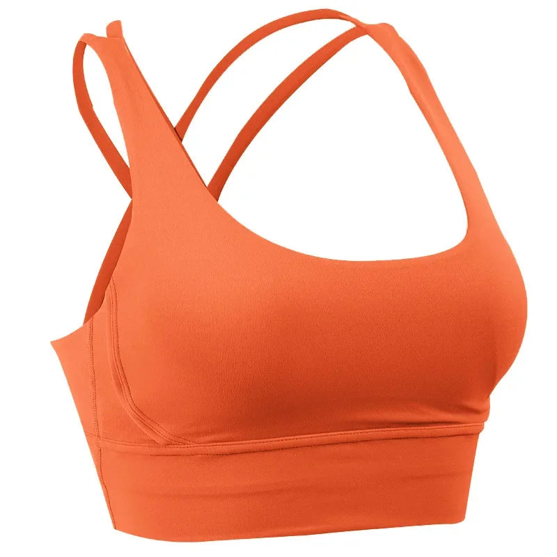 COZOK Cross Back Yoga Bra Tank Top Breathable For Women