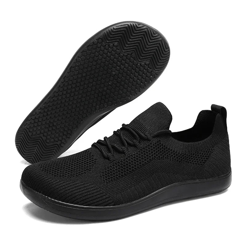 DQTBE Wide Barefoot Shoes for Men and Women Breathable Mesh