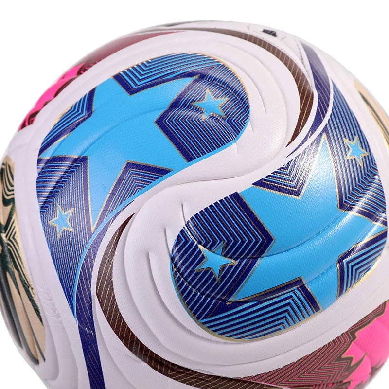 LISM Soccer Ball PU Leather Seamless Wear Resistant