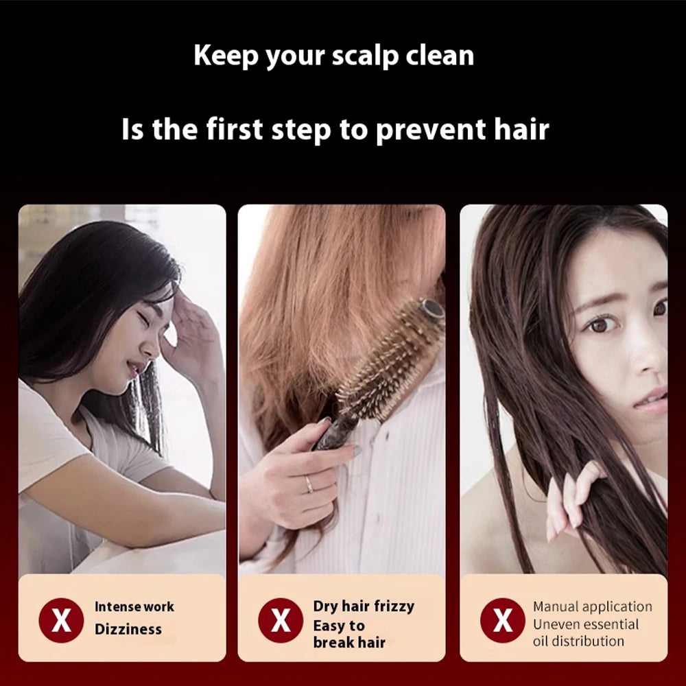 Foreverlily Electric Vibration Massage Comb For Hair Growth