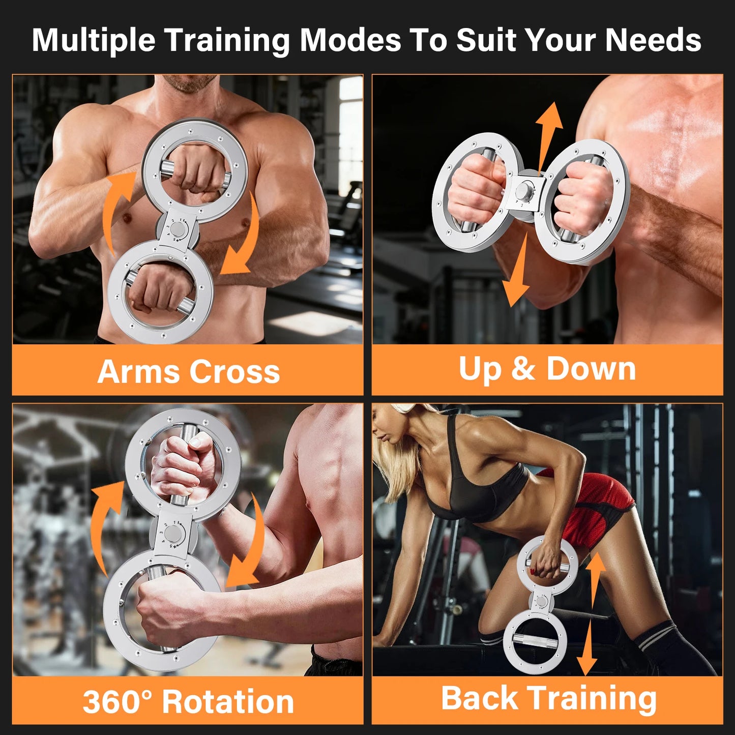Rotator Machine Multifunctional Grip Strength Trainer for Forearms