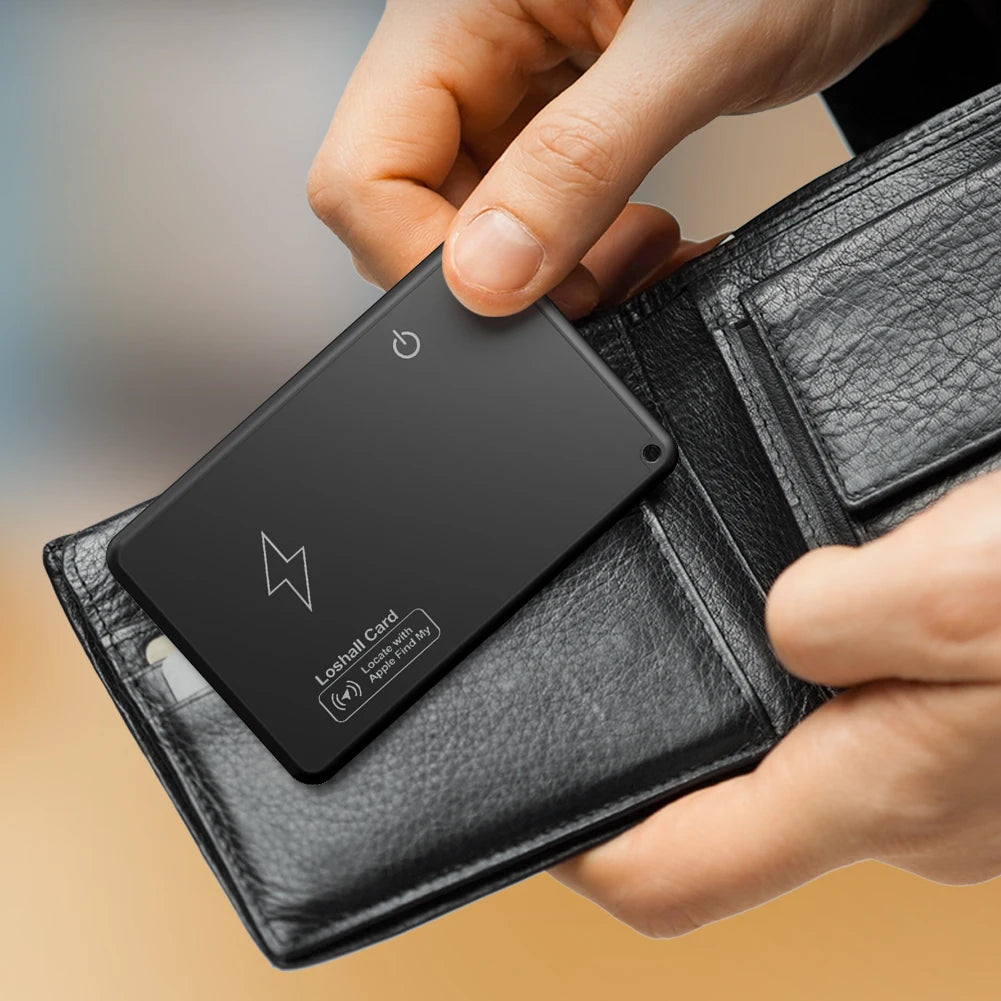 ALLOYSEED Wallet Tracking Card GPS Find My Bluetooth Tracker