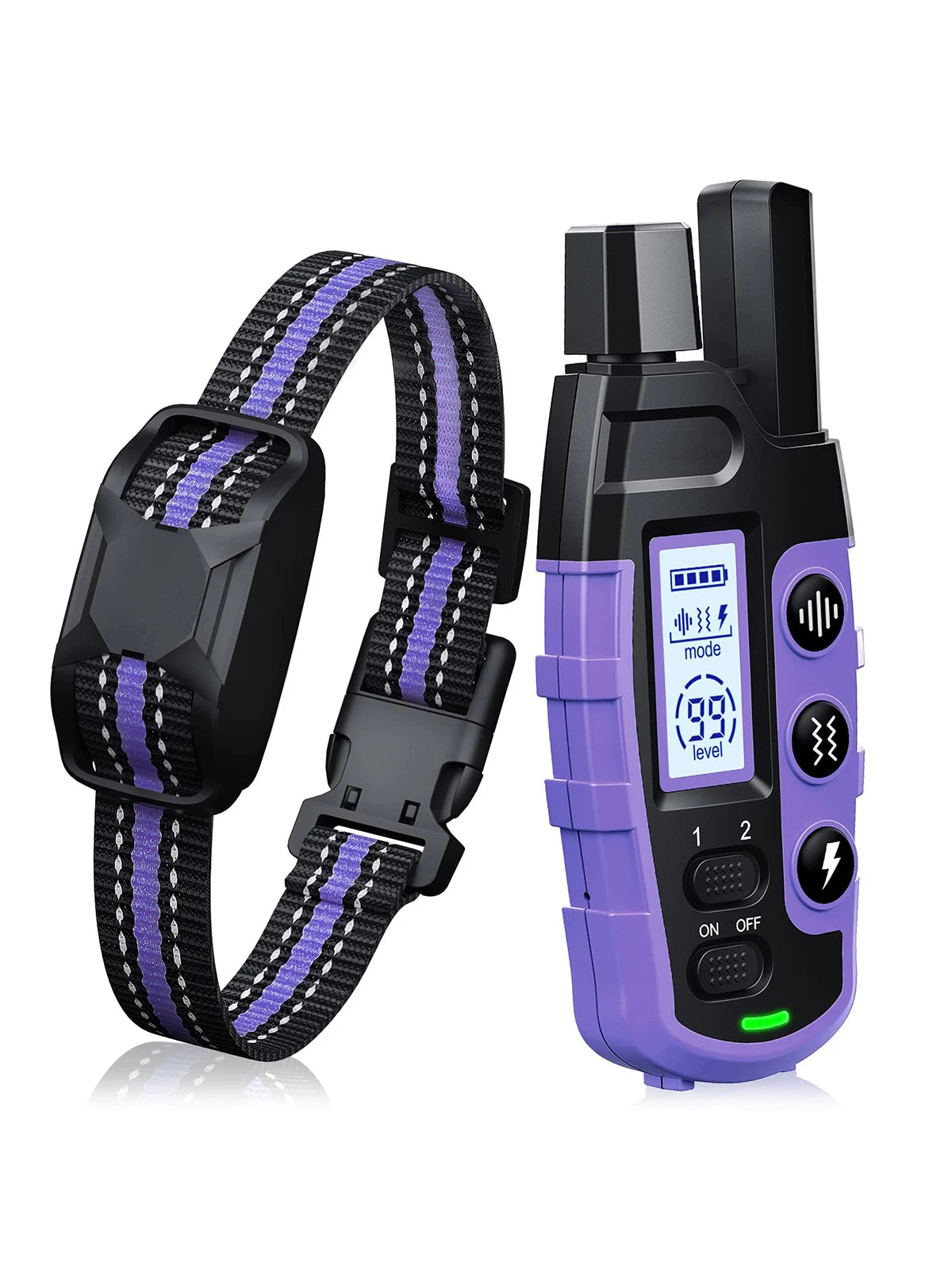 WXRPET 3300Ft Electric Dog Training Collar With Remote Shock Vibration Waterproof