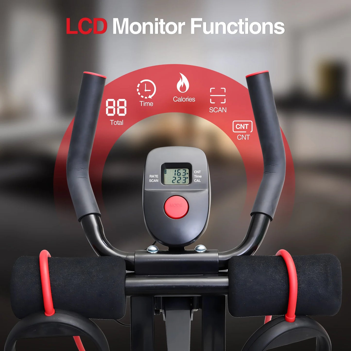 GIKPAL Foldable Ab Machine For Home Gym Core Workout
