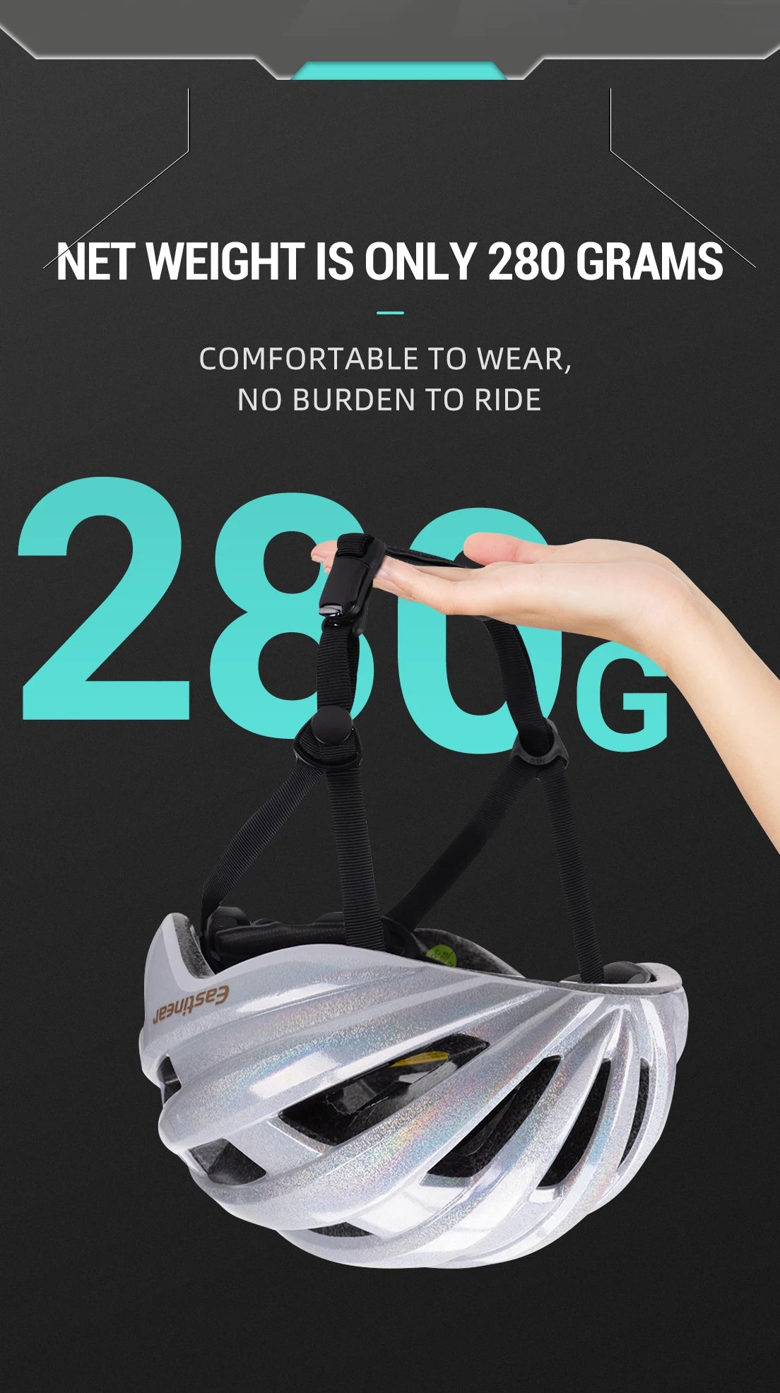 Eastinear Cycling Helmet For Road And Mountain Bikes CE Certified
