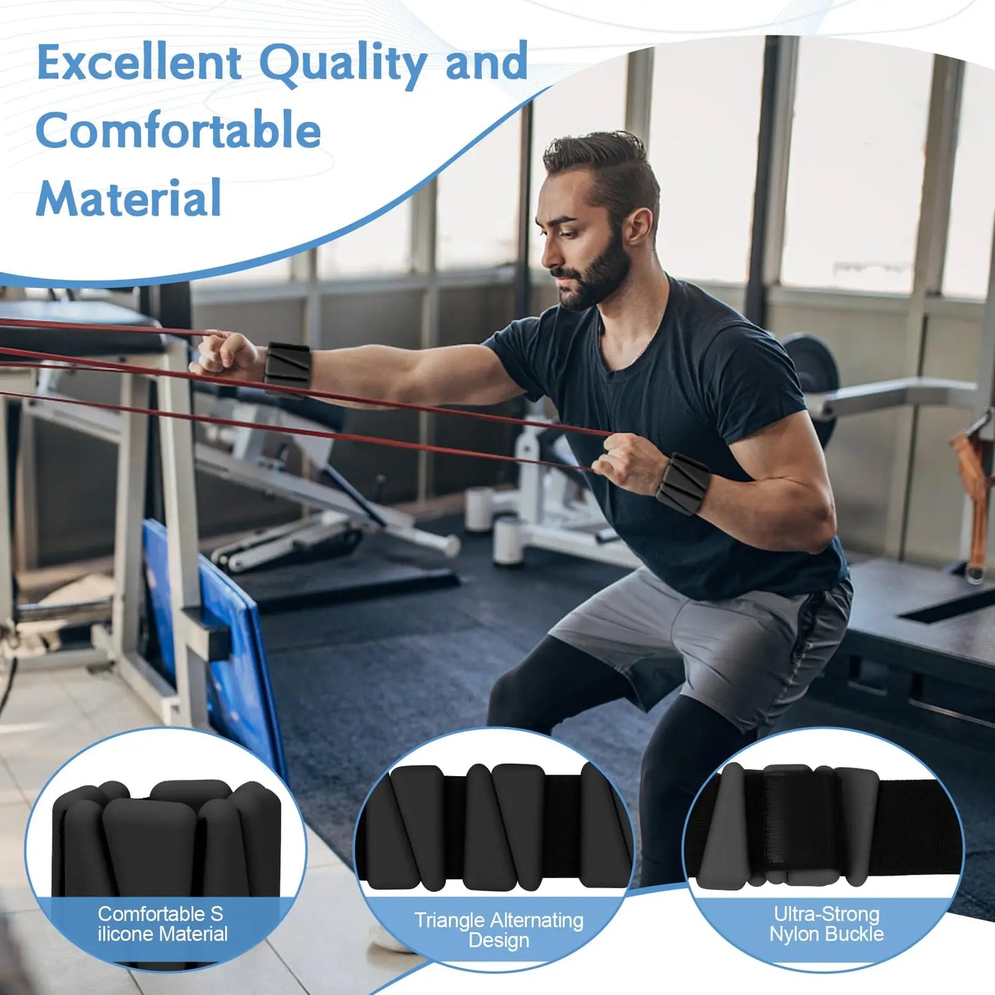FZCSPEED Pilates Weight Bangles Set For Women Wrist And Ankle