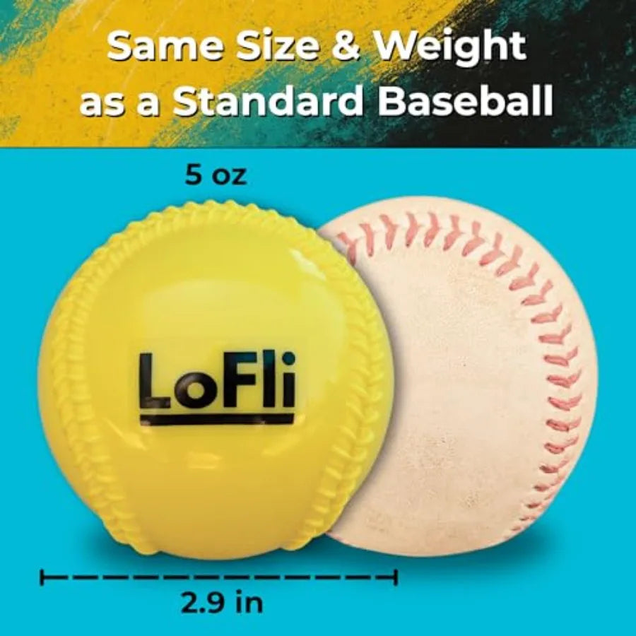Limited Flight Training Baseballs For Indoor And Outdoor Practice