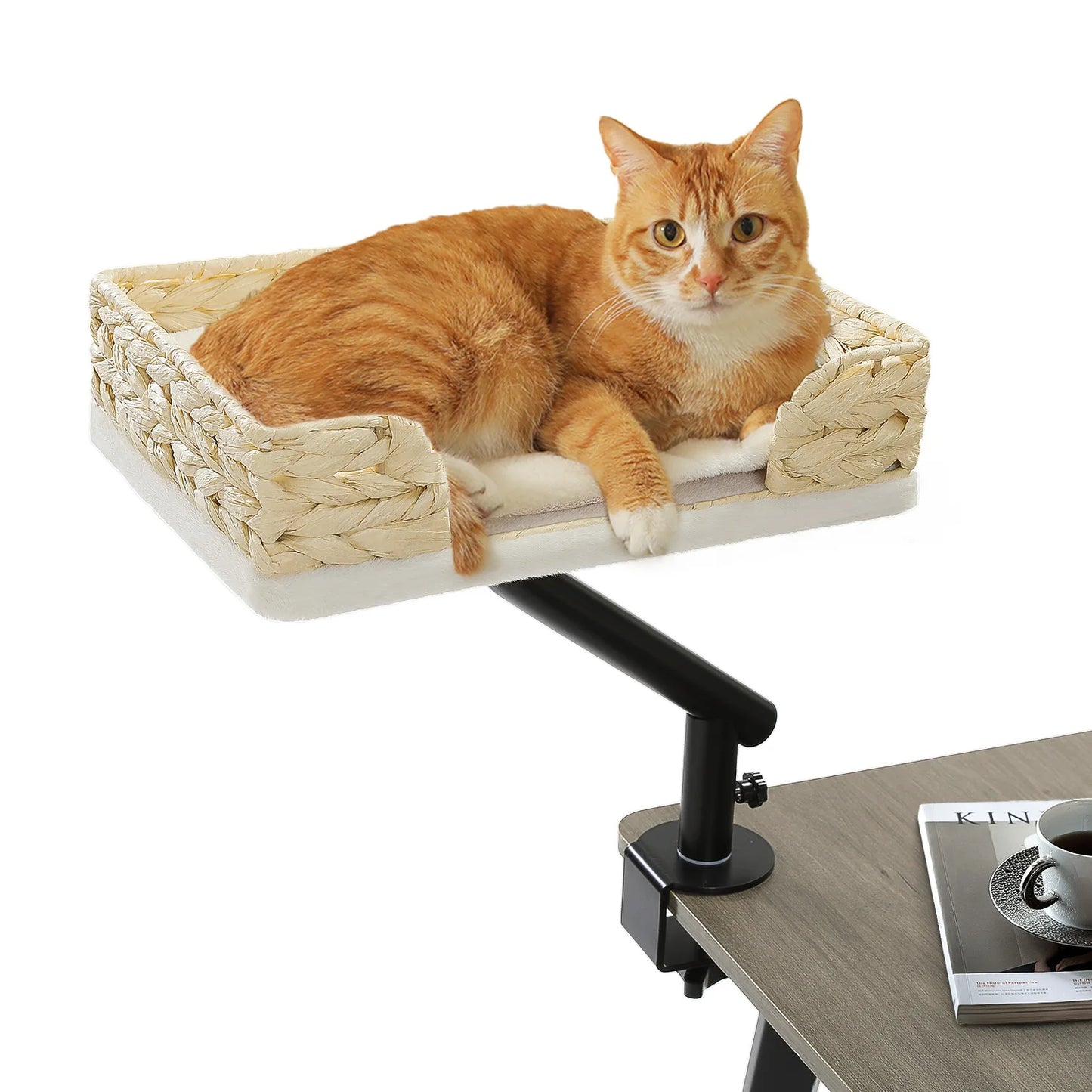 PAWZ Road Cat Desk Bed Rotatable Hammock Stand Indoor Cats