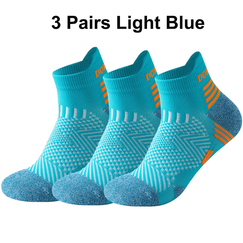 Marathon Running Socks for Men and Women Ankle Cushioned