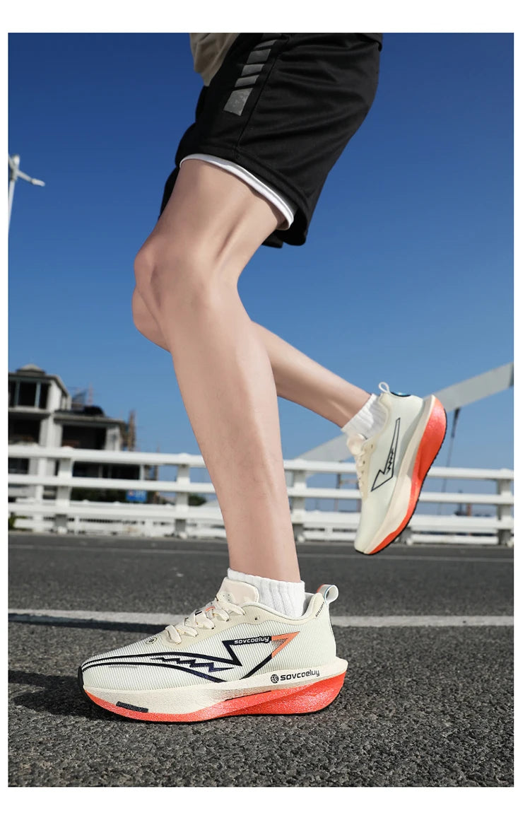 Men Running Shoes Lightweight Breathable Nonslip Sneakers