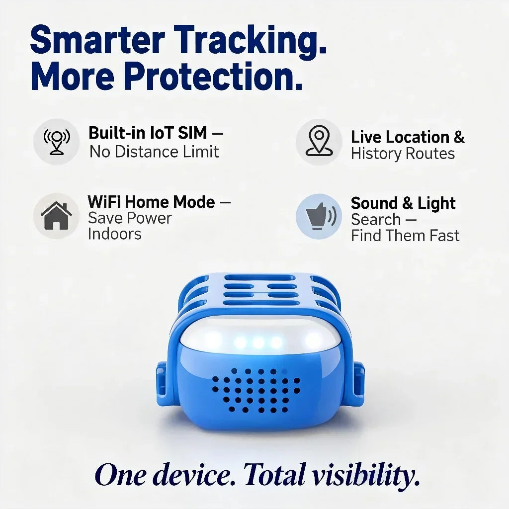 WANWAYTECH GPS Pet Tracker for Dogs and Cats With IoT SIM