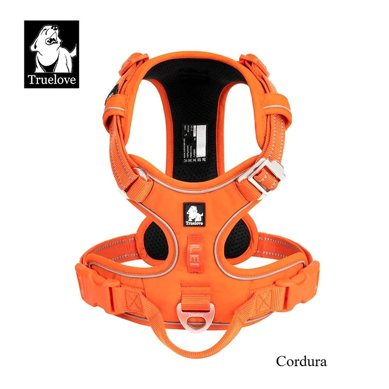 TrueLove Dog Harness Reflective Padded Quick Release Nylon