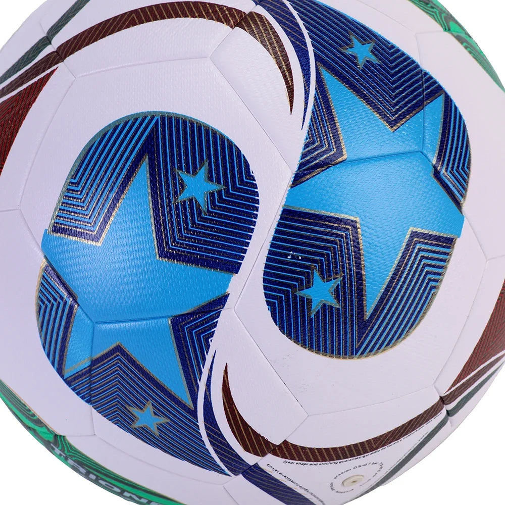 LISM Soccer Ball PU Leather Seamless Wear Resistant