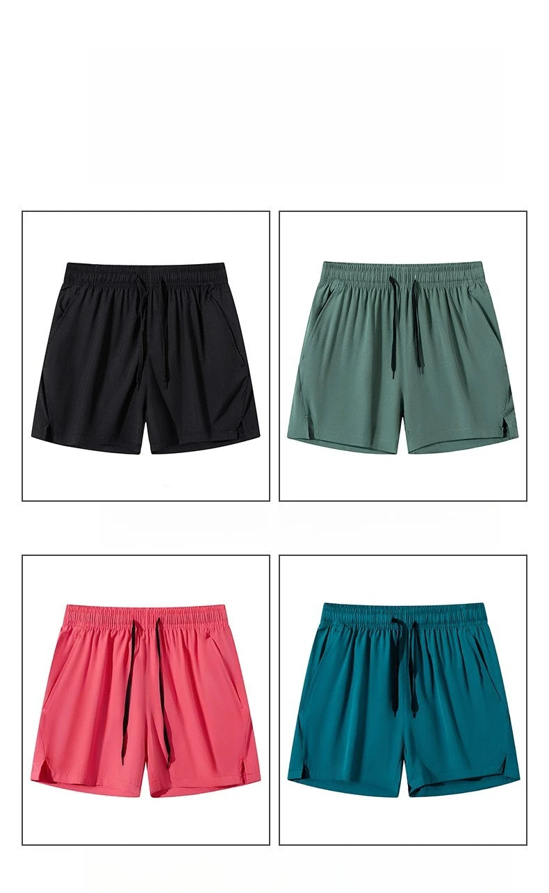 Men's Quick Dry Summer Shorts With Five Pocket Design Breathable