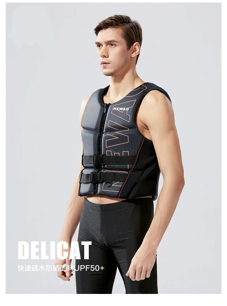 Life Jacket For Adults Kayak Jet Ski Wakeboard Sports Vest